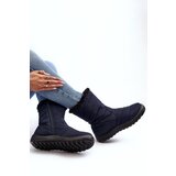 Boto EVENTO Women's High Padded Snow Boots Navy Luxina | ePonuda.com
