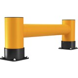 Rack Mammut Barrier Zaščita za konce regalov, enojna prečka, dolžina 1,20 m, višina 400 mm, živo rumene barve Cene