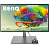 BenQ Monitor 27" - PD2725U (IPS, 16:9, 3840x2160, 5ms, 400cd/m2, 2xHDMI, DP, TH3, USB, Zvočnik, Pivot, jedro, VESA) | Shoptok.si