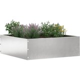  Ograda oko Travnjaka Srebrno 40 x 40 x 13 cm Nehrđajući čelik | shoptok.hr
