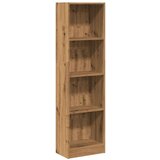 vidaXL Knjižna omara hrast 40x24x143 cm inženirski les Cene