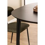 MID.YOU JEDILNA MIZA, furnirano hrast črna | Shoptok.si