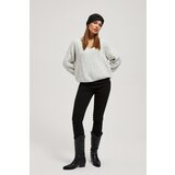 Marisse Gray V-Neck Sweater | Eponuda.ba
