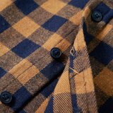  Dječja karirana košulja boja konjaka i plava 104 | shoptok.hr
