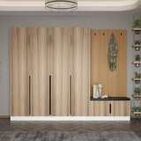 Hanah home ormar Noah-8315, 270x210x35 cm, Boje hrasta Cene