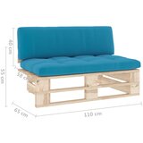  Srednja vrtna sofa od paleta od impregnirane borovine | Eponuda.com