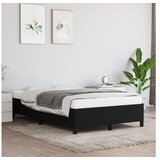  Posteljni okvir črn 120x200 cm blago | Shoptok.si