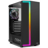 Nox caja infinity gama rgbrainbow atx 1XUSB3.0 2XUSB2.0 negro rgb, (20598875) Cene