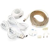  Set led traka 120cm bijela 3000K IP44 usb + senzor pokreta | shoptok.hr