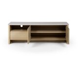 Marckeric Bela/v svetli naravni barvi TV omarica v hrastovem dekorju 153x50x45 cm Dore – | Shoptok.si