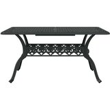  Vrtni stol crni 150 x 90 x 72 cm od lijevanog aluminija | shoptok.hr