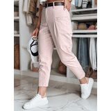 DStreet Spodnie damskie chinosy CHINOSKA różowe | Shoptok.si
