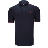 Dewberry TRIPLE SET T8586 MEN'S T-SHIRT-NAVY-WHITE-BURGUNDY | shoptok.hr
