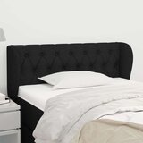  Uzglavlje s ušima crni 93x23x78/88 cm od tkanine Cijene