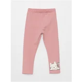 LC Waikiki Baby Girl Tights with an Elastic Printed Waist