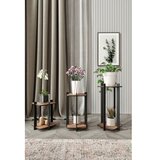 Hanah home Flower Desk Kvadratni stalak za cvijeće, orah Cijene