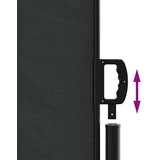  Bočna tenda na uvlačenje crna 140 x 300 cm | shoptok.hr