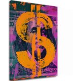  Slika MONEY BENJAMIN na platnu | Poslikana struktura Cene