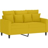  3-dijelni set sofa s jastucima žuti baršunasti | shoptok.hr