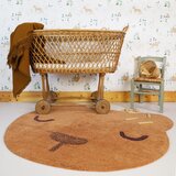 Nattiot Ciglasti periv/ručno rađen pamučan dječji tepih 110x110 cm Sandel – | shoptok.hr