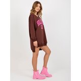 Vikki Sweatshirt-VI-BL-3102.01P-brown-pink | shoptok.hr