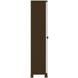 vidaXL Plastična omarica 68x39x171,5 cm videz ratana | Shoptok.si