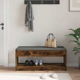  Klupa za hodnik s jastukom Dimljeni Hrast 103 x 38 x 45 cm | Eponuda.com