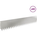  Ograda oko Travnjaka 10 pcs 103 x 20 cm Čelik Srebrna | shoptok.hr