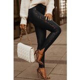 Fenzy Elegantne Taijce Od Umjetne Kože S Čipkom Margaretta, Crne | shoptok.hr