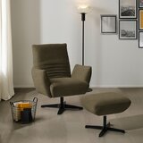 Dieter Knoll FOTELJ, kaki tekstil | Shoptok.si