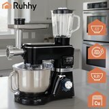  3u1 2300w planetarni mikser robot LCD s grijanom posudom crna 6,2l | shoptok.hr