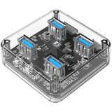 Orico usb vozlišče 4-port usb 3.0, prozorno, MH4U Cene