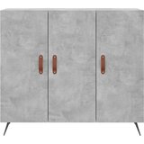  Komoda siva boja betona 90x34x80 cm od konstruiranog drva | shoptok.hr