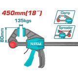 Total Hitra mizarska spona 450mm/135kg / INDUSTRIAL (THT1346801) | Shoptok.si