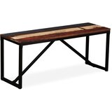  Klupa od masivnog obnovljenog drva 110 x 35 x 45 cm | shoptok.hr