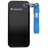 Verbatim SSD Pocket #32416 256GB 3.2 Gen2, USB-C, crno/plava | shoptok.hr