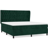  Krevet s oprugama i madracem tamnozeleni 180x200 cm baršunasti | shoptok.hr