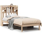 Krevet s regalom za knjige bez madraca 75x190 cm borovina | shoptok.hr
