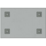 vidaXL Stenska magnetna tabla bela 40x30 cm kaljeno steklo | Shoptok.si