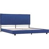  Posteljni okvir brez vzmetnice modra tkanina 150x200 cm, (21829661) | Shoptok.si