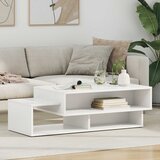  Kava Stol Bijelo 105 x 50 x 32,5 cm Konstruirano drvo | shoptok.hr