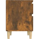  Noćni ormarići 2 kom boja dimljenog hrasta 40x35x50 cm | Eponuda.ba
