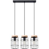  Sollux SL.1264 - Luster na sajli GOTTO 3xE27/15W/230V crna | Eponuda.com