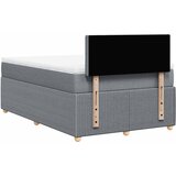  Krevet s oprugama i madracem svjetlosivi 120x190 cm od tkanine | shoptok.hr