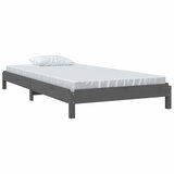 LEŽAJ sivi 75x190 cm od masivne borovine | shoptok.hr