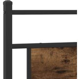  Posteljni okvir brez vzmetnice dimljen hrast 107x203cm inž. les, (21791536) | Shoptok.si