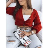 DStreet Women's sweater NUTI red MY1671 Cene