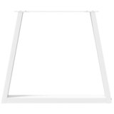  Noge za blagovaonski stol V-oblik 3 kom Bijele 80 x (72-73,3) cm Čelik | shoptok.hr