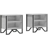 Maison Chic Dvo delni komplet Nočne omarice - Nočne mize sonoma hrast 40x30x40 cm inženirski les, (21690572) | Shoptok.si