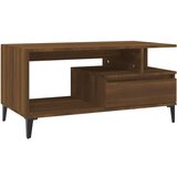  Stolić za kavu smeđi hrast 90x49x45 cm konstruirano drvo | shoptok.hr